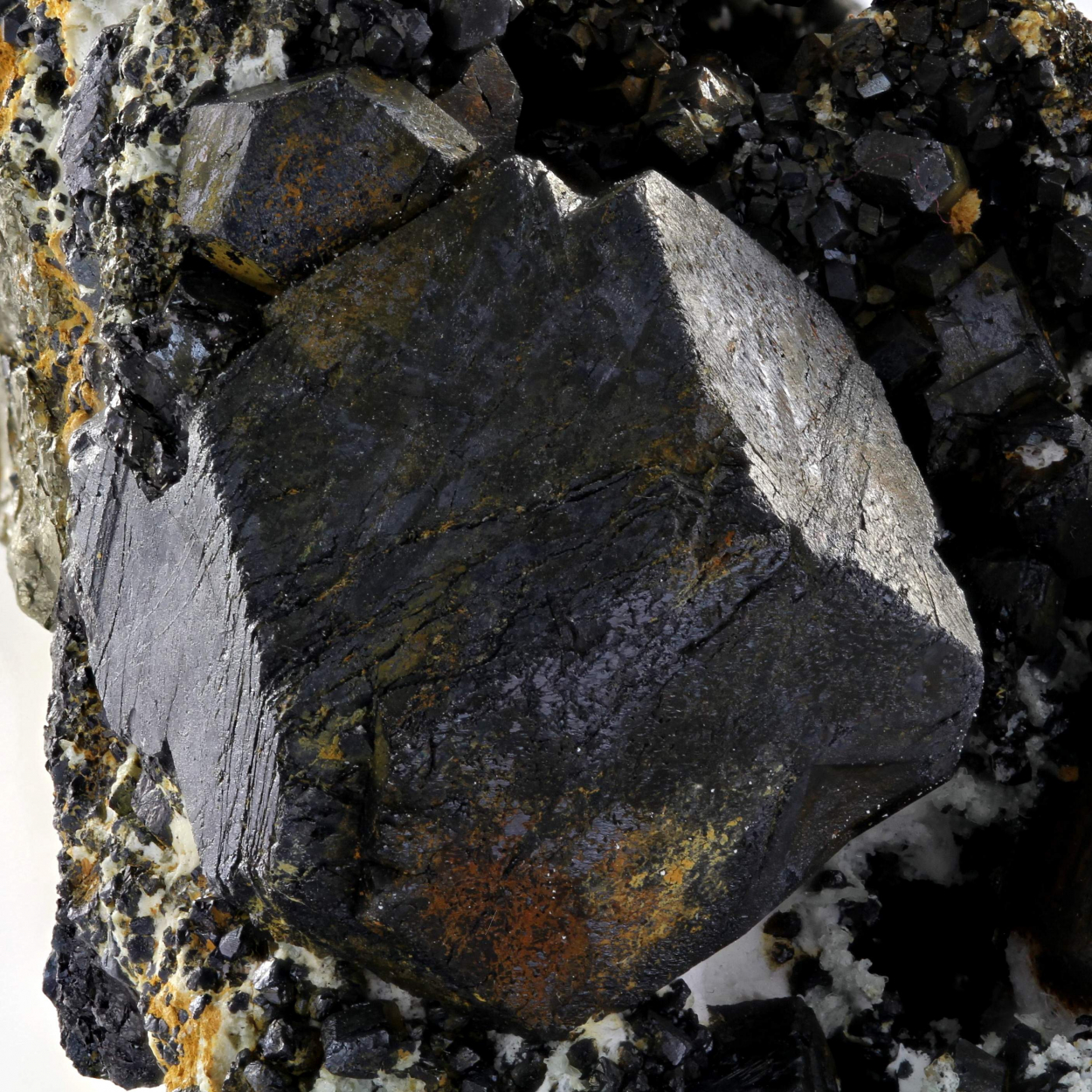 Magnetite With Pyrite