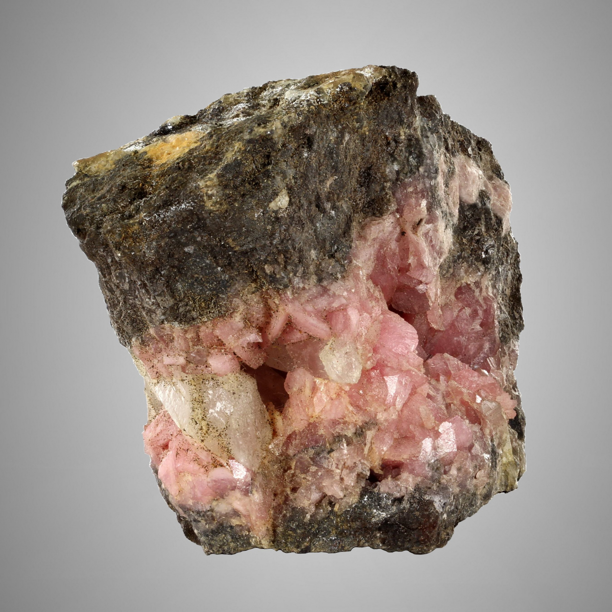 Rhodochrosite With Quartz