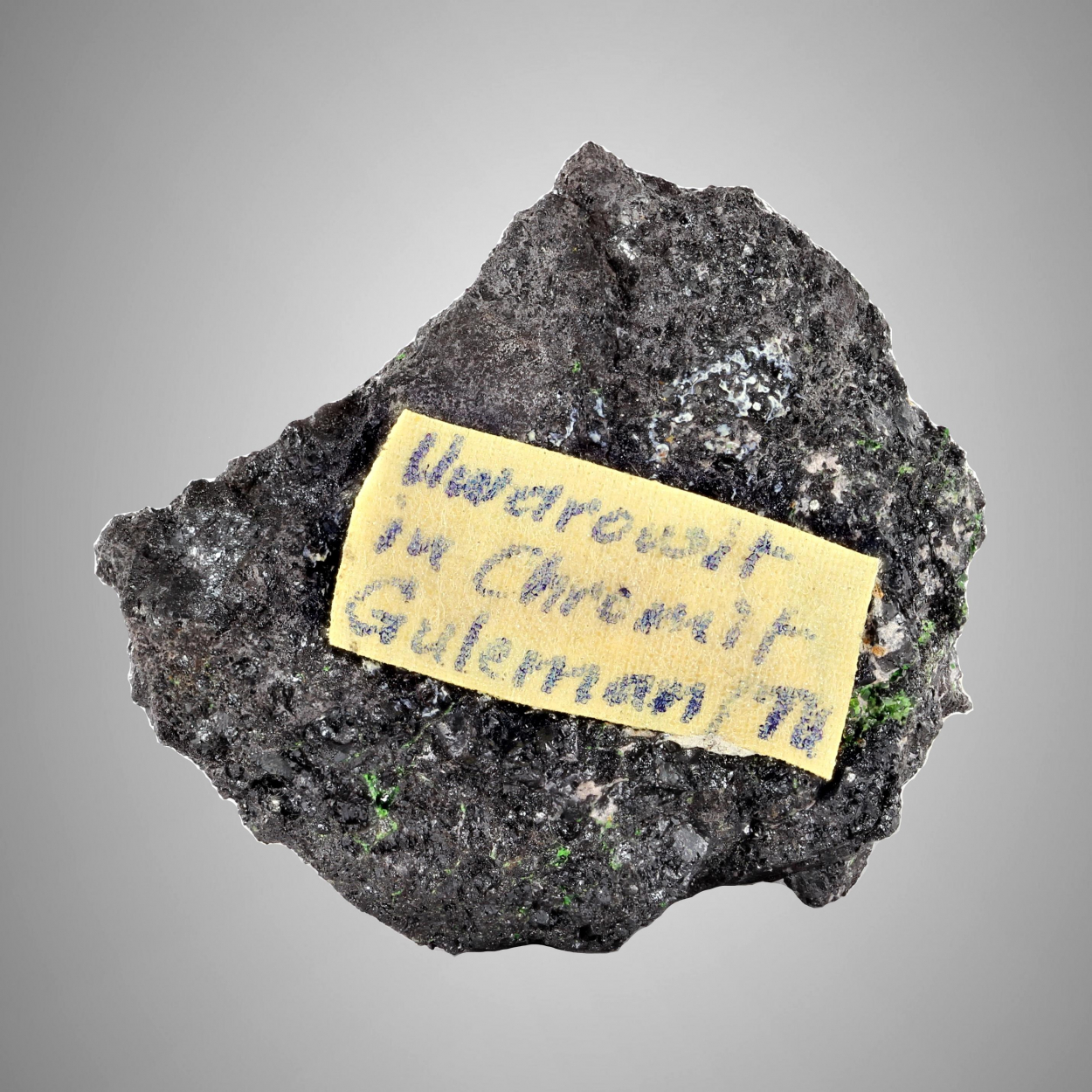 Uvarovite With Chromite