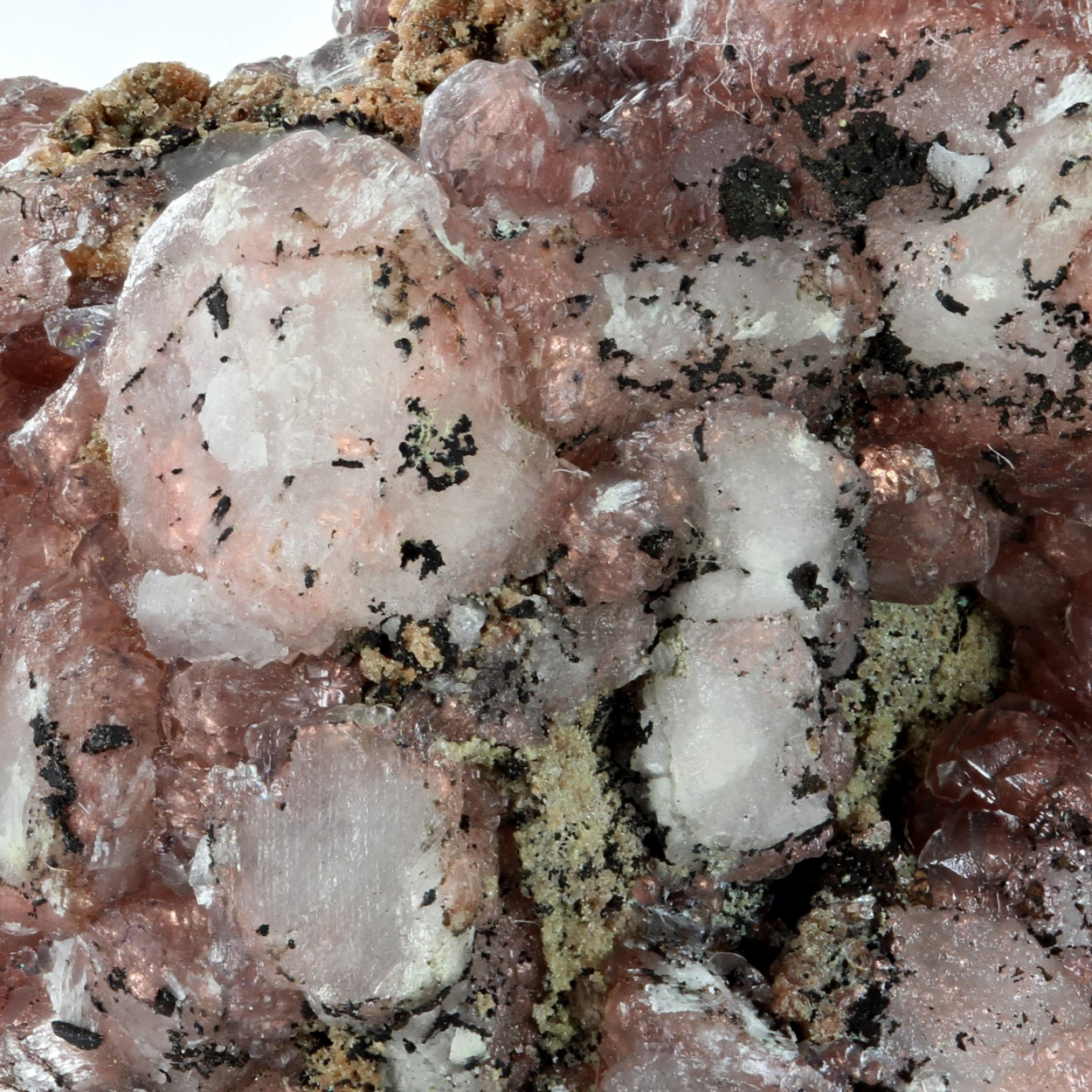 Calcite With Native Copper