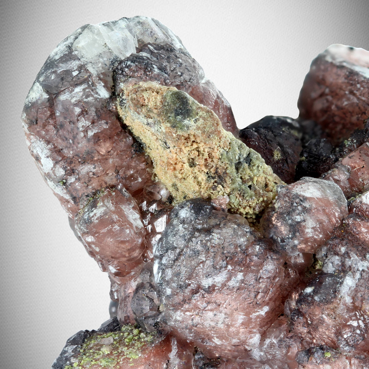 Calcite With Native Copper