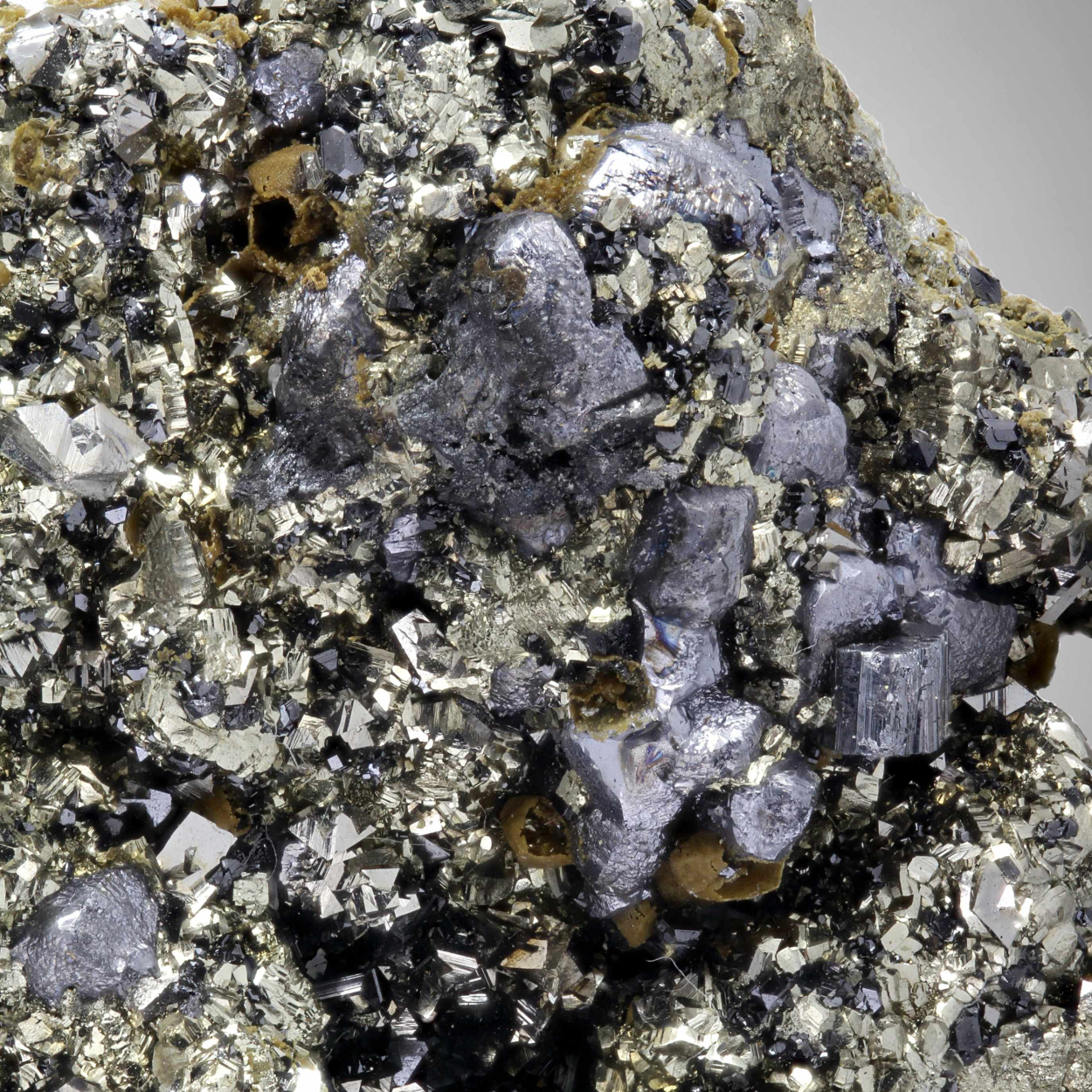 Bournonite With Pyrite