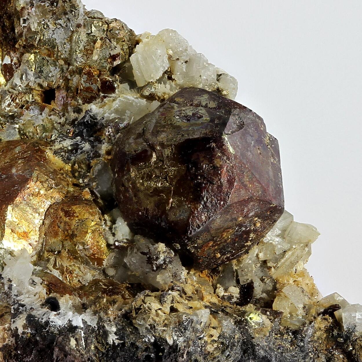 Pyrite With Siderite