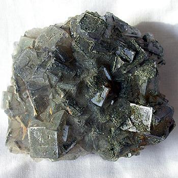 Fluorite With Marcasite