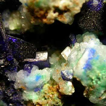 Anglesite & Azurite