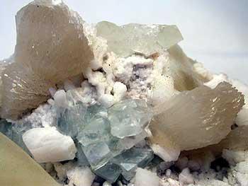 Calcite With Stilbite