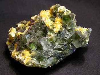 Fluorite With Gilbertite