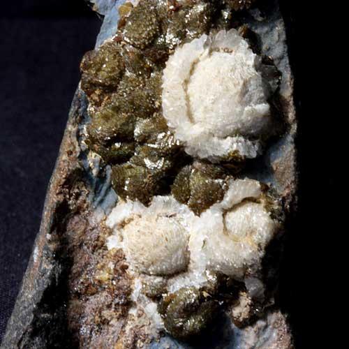 Calcite & Chrysolite