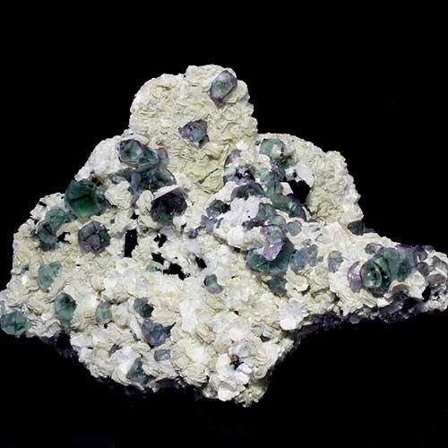 Fluorite On Gilbertite