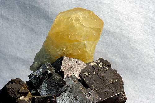 Galena with Calcite