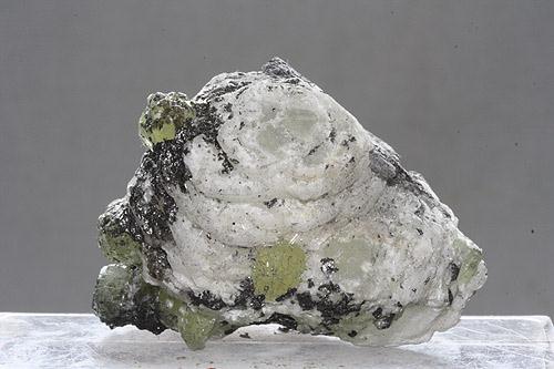 Prehnite On Calcite