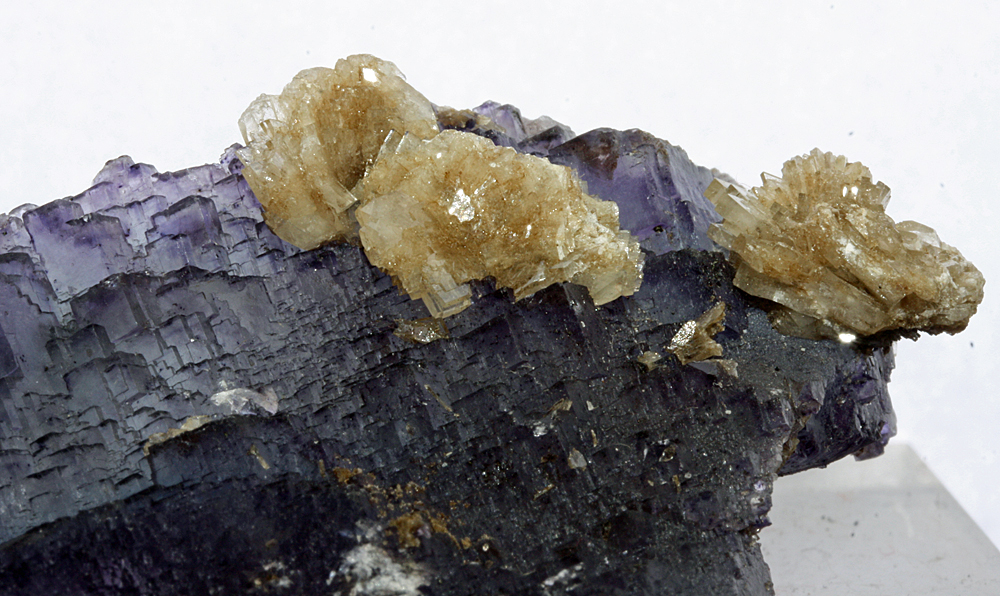 Baryte On Fluorite