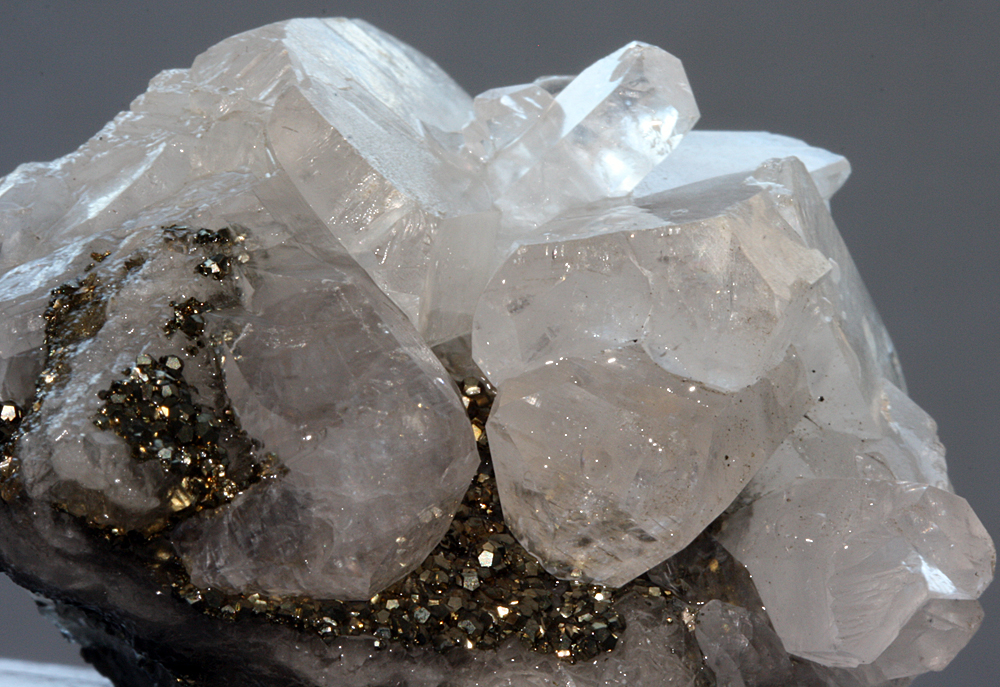 Calcite On Pyrite