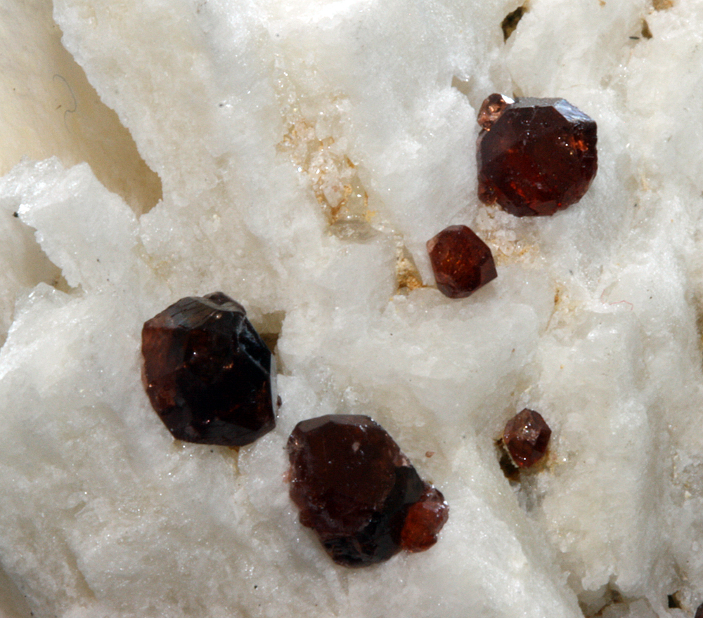 Spessartine On Feldspar