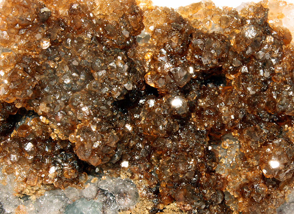 Siderite On Fluorite