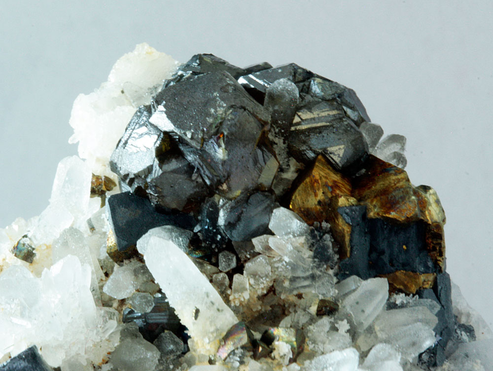 Galena Quartz & Sphalerite Var Cleiophane