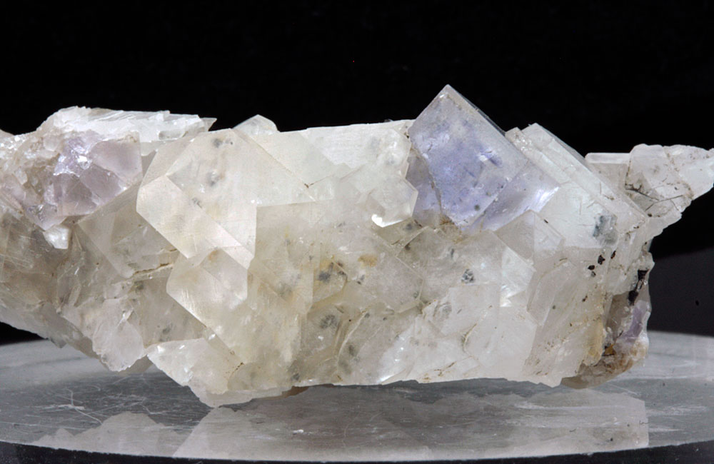 Fluorite On Calcite