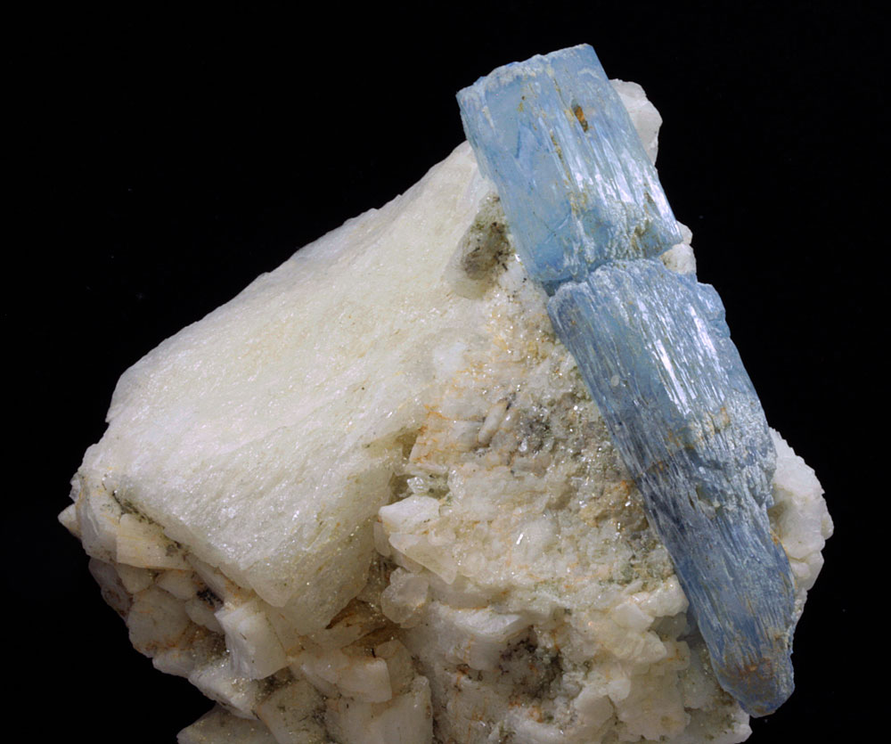 Aquamarine On Albite