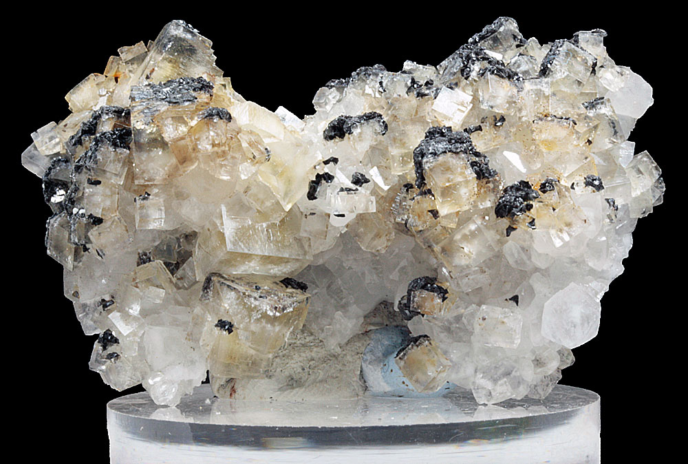 Fluorite & Goethite Psm Siderite