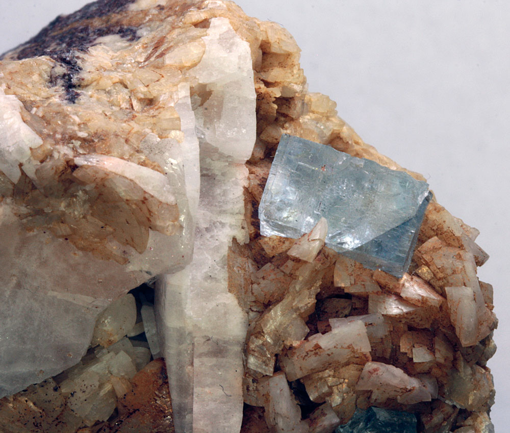 Fluorite On Dolomite