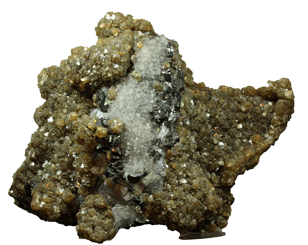 Siderite Psm Pyrrhotite Sphalerite & Galena