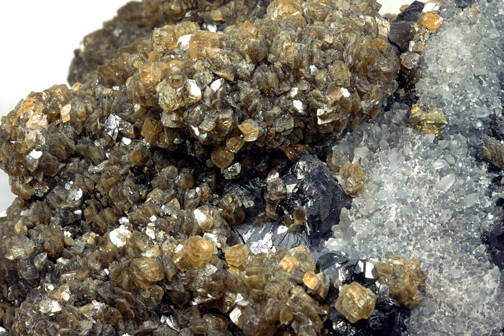 Siderite Psm Pyrrhotite Sphalerite & Galena