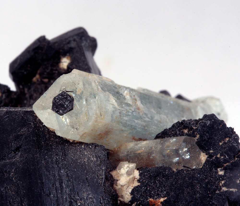 Aquamarine & Schorl