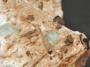 Fluorite Schorl & Microcline