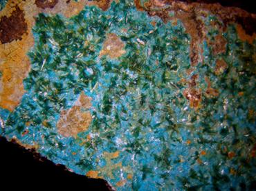 Spangolite With Atacamite