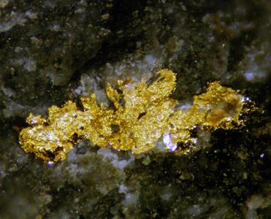 Gold With Pseudoboleite