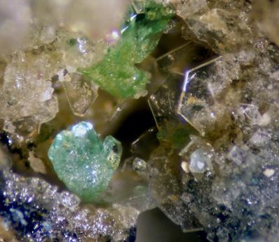 Changoite With Kröhnkite & Caracolite