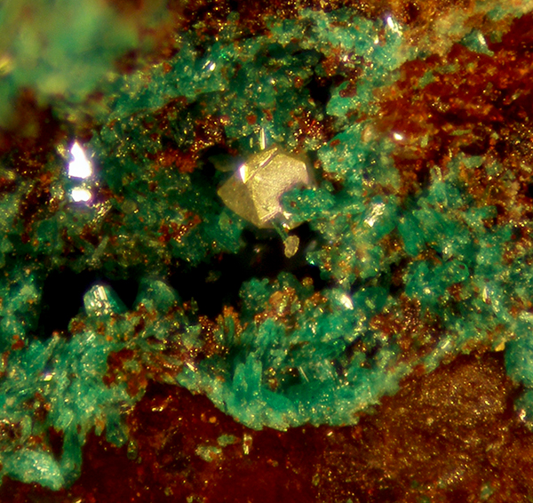 Marshite Cuprite & Brochantite