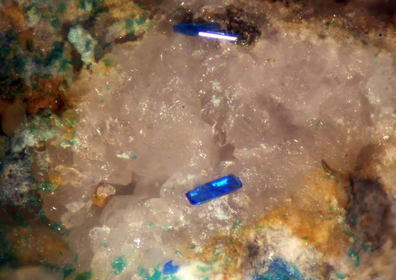 Linarite Cerussite & Malachite