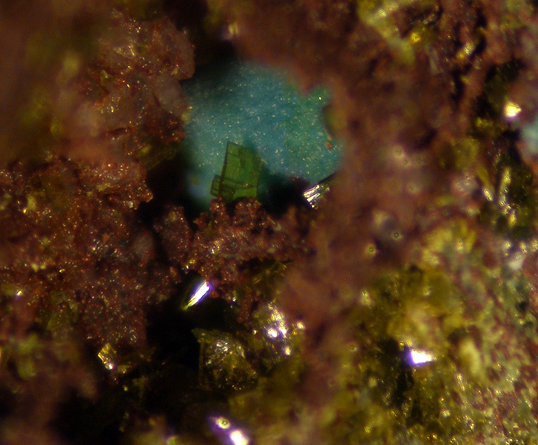 Molybdofornacite Chrysocolla & Wulfenite