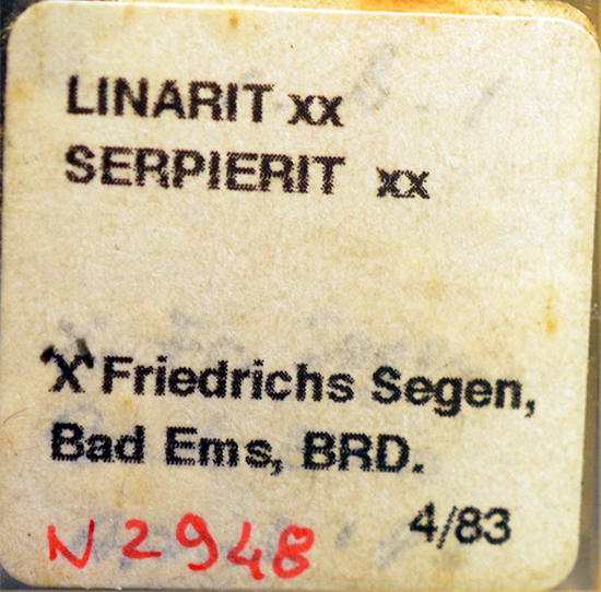 Linarite & Serpierite