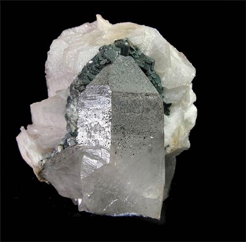 Calcite On Quartz