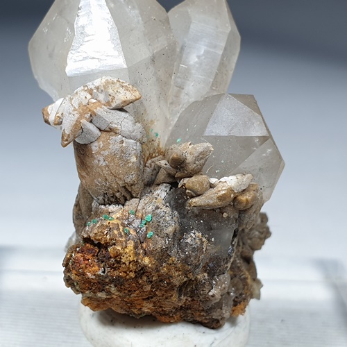 Quartz Calcite & Adamite