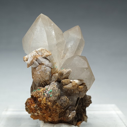 Quartz Calcite & Adamite