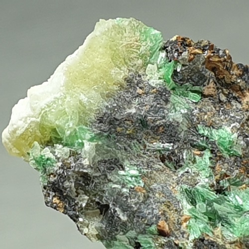 Annabergite & Calcite