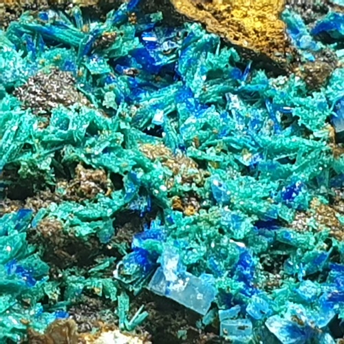 Linarite Malachite Cerussite & Pseudomalachite