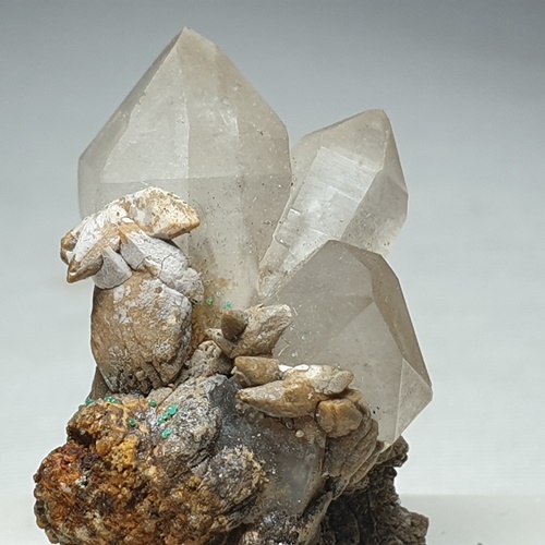 Quartz Calcite & Adamite