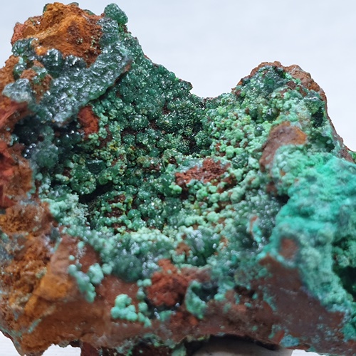 Adamite & Malachite On Cuprite