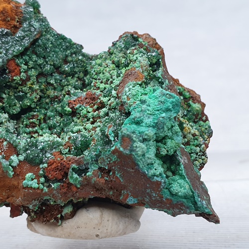 Adamite & Malachite On Cuprite