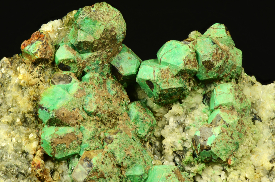 Agardite On Cafarsite