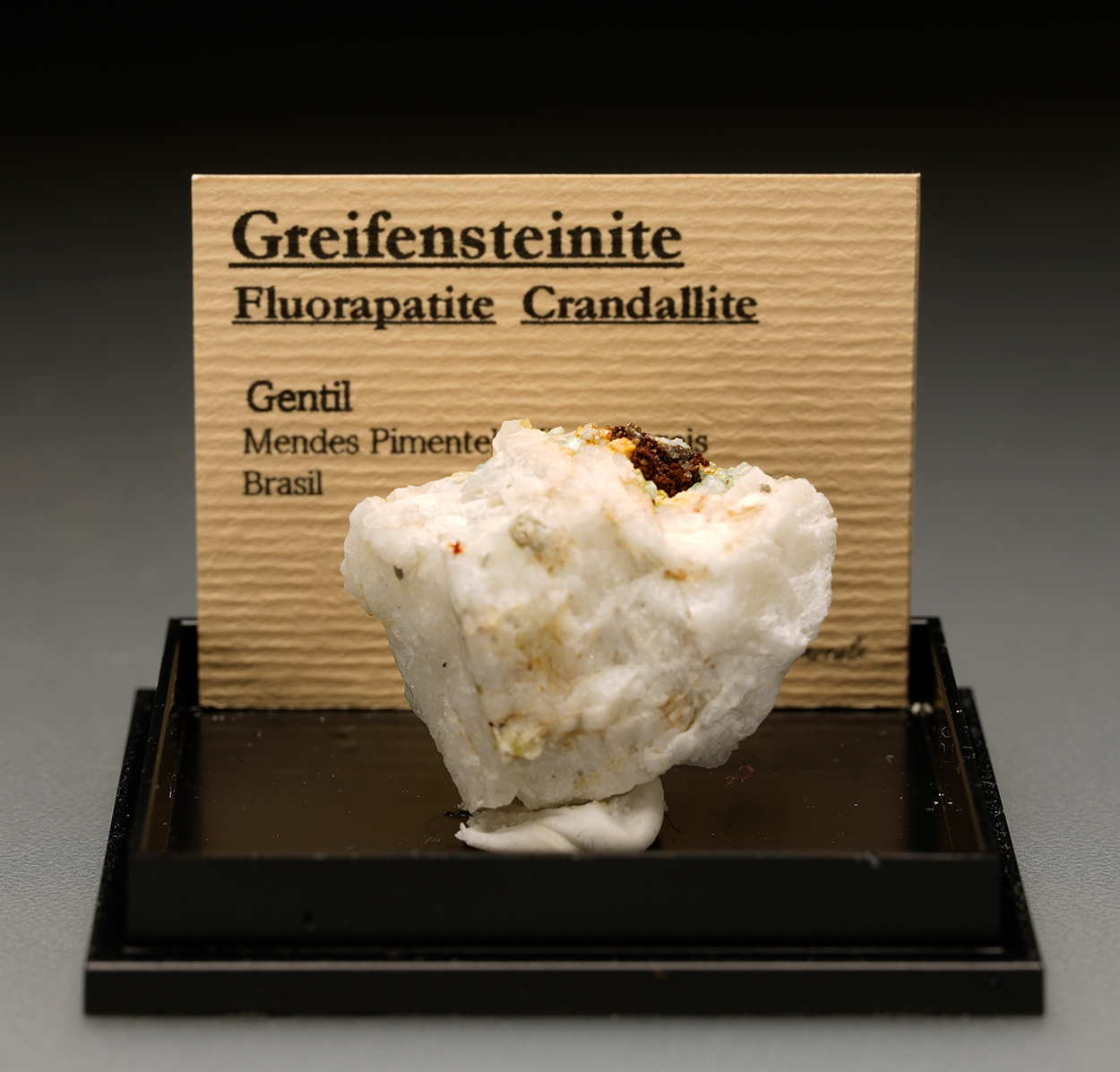 Greifensteinite Fluorapatite Crandallite & Eosphorite