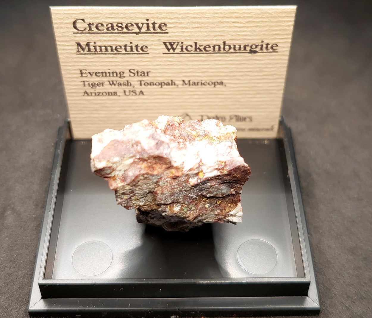 Creaseyite Wickenburgite & Mimetite