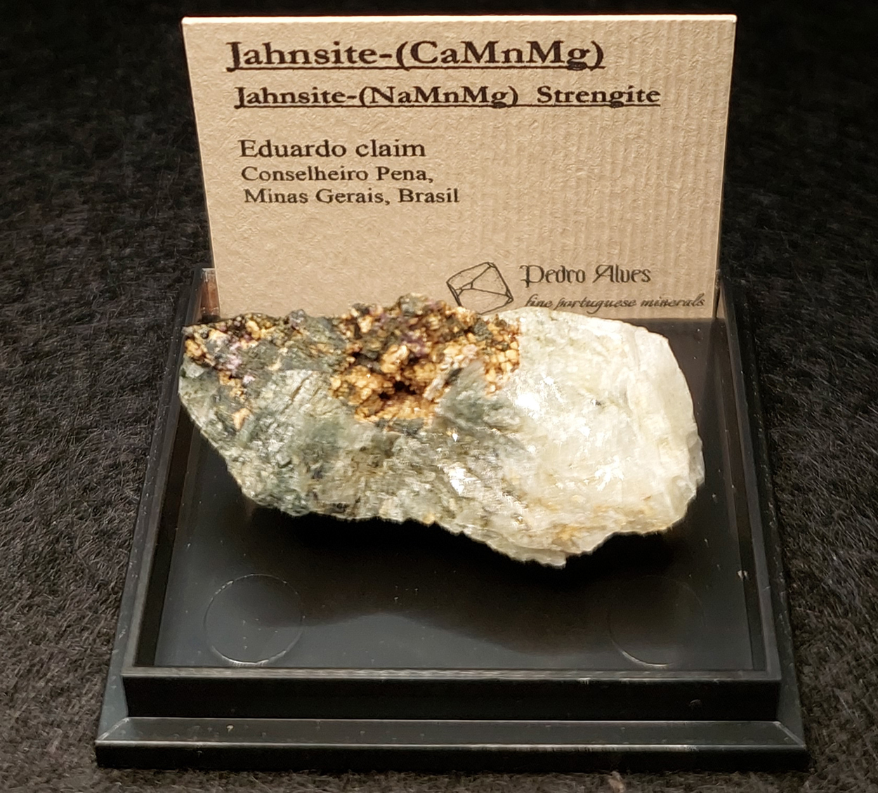Jahnsite-(NaMnMg) Jahnsite-(CaMnMg) Strengite Natrodufrénite & Rockbridgeite