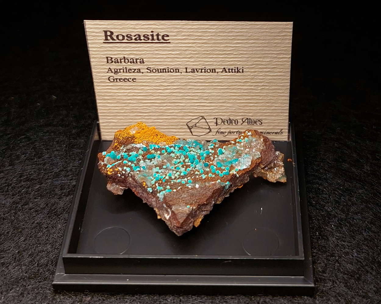 Rosasite & Calcite