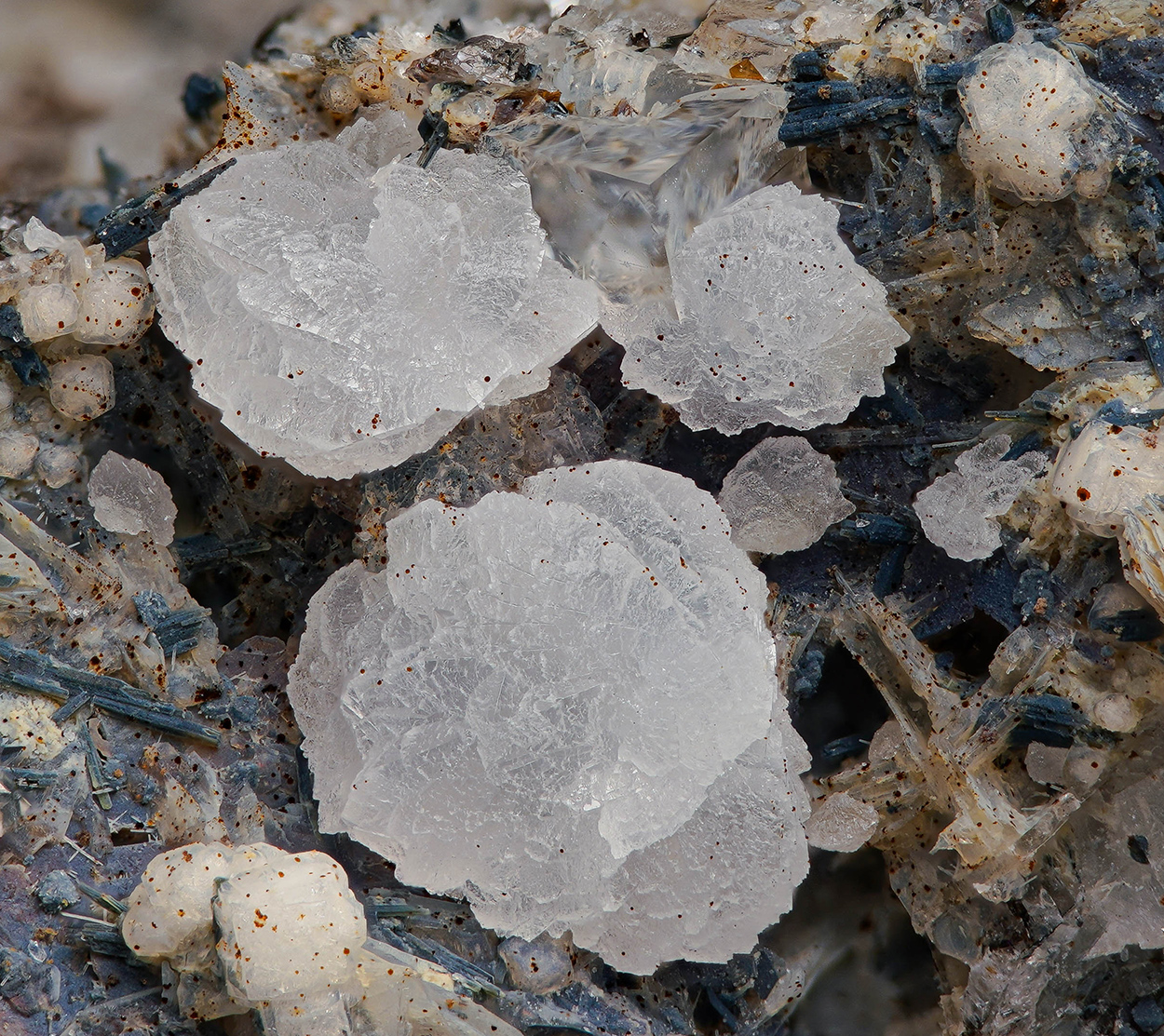Gismondine-Ca Chabazite-Ca & Analcime