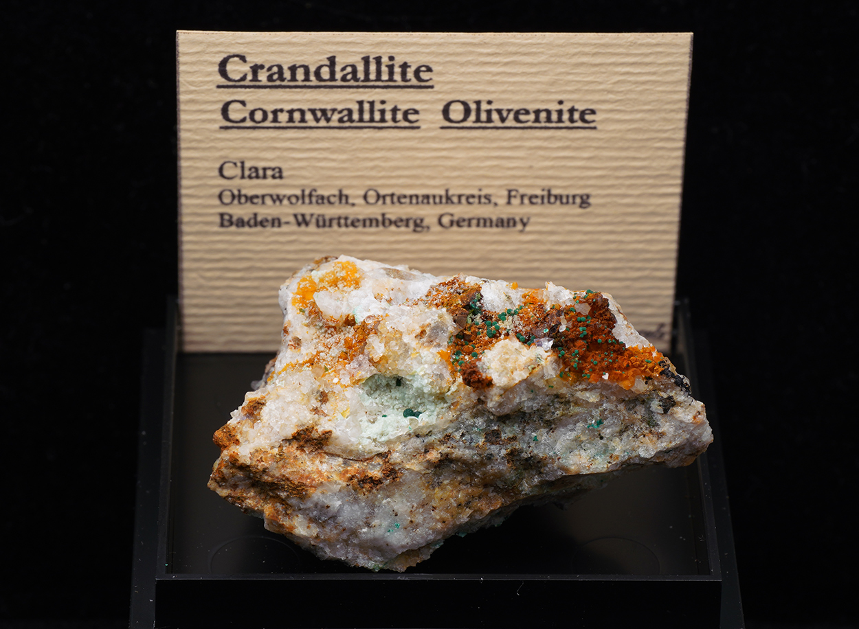 Crandallite Cornwallite & Olivenite